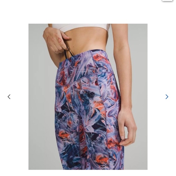 lululemon Fast &Free Leggings sz 4 28" in PUR - Picture 4 of 10